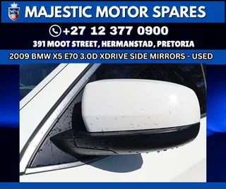 2009 BMW X5 E70 3.0D XDrive Side Mirrors for Sale – Used