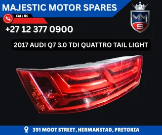 2017 Audi Q7 3.0 TDI Quattro Tail light for Sale - Used