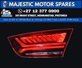 Used Tail Light – 2016 Audi A7 Sportback TDI Quattro