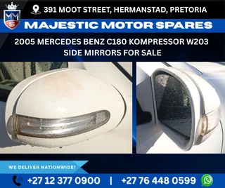 For Sale: Mercedes-Benz C180 Kompressor W203 Side mirrors 2005 model (Used)