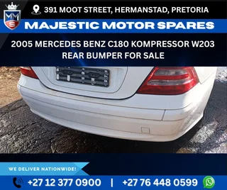 For Sale: 2005 Mercedes-Benz C180 Kompressor W203 Rear Bumper (Used)