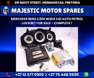 Mercedes Benz C200 W204 CGI Automatic Petrol Lockset – Complete Set for Sale