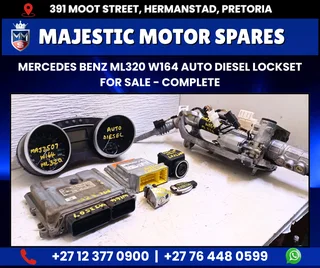 Mercedes Benz ML320 W164 Automatic Diesel Lockset – Complete Used Set for Sale