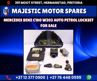 Mercedes Benz C180 Kompressor W203 Automatic Petrol Lockset – Complete for Sale