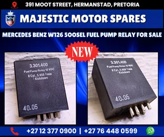 Mercedes Benz W126 500SEL Fuel Pump Relay – Brand New for Sale