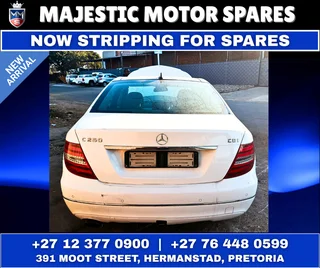 2013 Mercedes-Benz C250 CDI W204 BlueEFFICIENCY Diesel Automatic – Now Stripping for Spares
