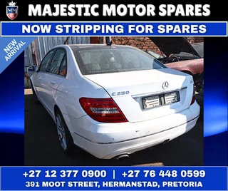 2013 Mercedes-Benz C250 CDI W204 BlueEFFICIENCY Diesel Automatic – Now Stripping for Spares