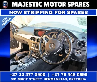 2013 Mercedes-Benz C250 CDI W204 BlueEFFICIENCY Diesel Automatic – Now Stripping for Spares