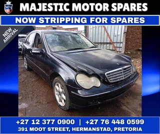 Stripping for Spares: 2001 Mercedes-Benz C240 W203 Elegance – Automatic Petrol