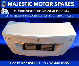 2013 Mercedes-Benz C250 CDI BlueEFFICIENCY W204 Boot Lid – Used for Sale