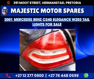 2001 Mercedes-Benz C240 Elegance W203 Tail Lights – Used for Sale