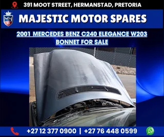 2001 Mercedes-Benz C240 Elegance W203 Bonnet – Used for Sale