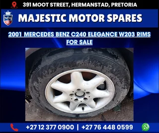 2001 Mercedes-Benz C240 Elegance W203 Rims – Used for Sale