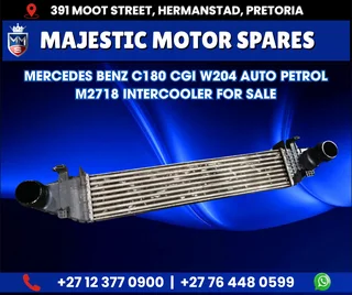 Used Intercooler for Mercedes-Benz C180 CGI W204 M2718 Auto Petrol for Sale