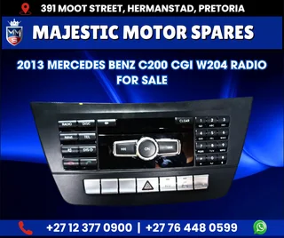 2013 Mercedes-Benz C200 CGI W204 Radio for Sale – Used