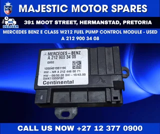 Mercedes-Benz W212 Fuel Pump Module for Sale – Part No: A 212 900 34 08