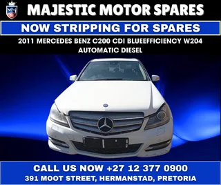 2011 Mercedes-Benz C200 CDI W204 BlueEFFICIENCY – Stripping for Spares