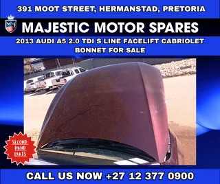 2013 Audi A5 S Line Facelift Cabriolet Bonnet for Sale