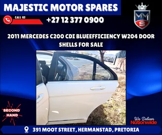 2011 Mercedes C200 CDI W204 Car Door Shells For Sale