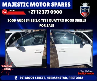 Door Shells For 2009 Audi S4 B8 3.0 TFSI Quattro – For Sale