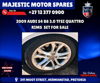 2009 Audi S4 B8 3.0 TFSI Quattro Rims For Sale