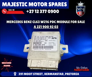 Mercedes-Benz CL63 W216 PDC Module For Sale