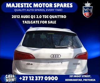 Tailgate For 2012 Audi Q5 2.0 TDI Quattro – For Sale