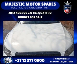 2012 Audi Q5 2.0 TDI Quattro Bonnet For Sale