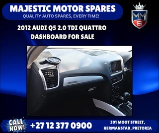 2012 Audi Q5 2.0 TDI Quattro Dashboard skin for sale - used