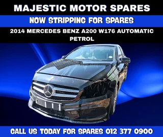 2014 Mercedes-Benz A200 W176 automatic petrol – stripping for spares
