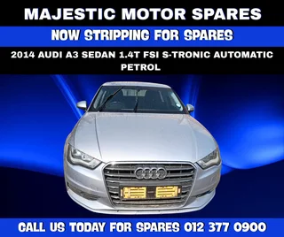 2014 Audi A3 Sedan 1.4T FSI S-Tronic automatic petrol – stripping for spares