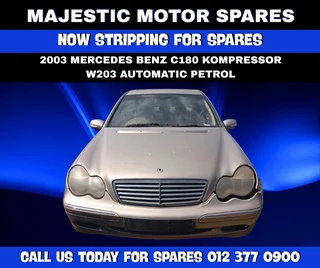 2003 Mercedes-Benz C180 Kompressor W203 Automatic Petrol Stripping for Spares