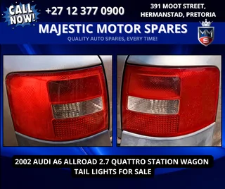 2002 Audi A6 Allroad 2.7 Quattro Tail Lights For Sale