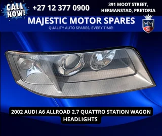 2002 Audi A6 Allroad 2.7 Quattro Headlights For Sale
