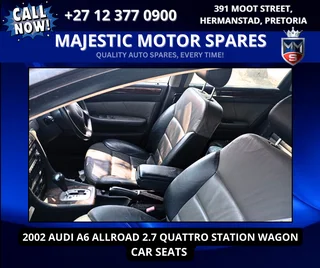 2002 Audi A6 Allroad 2.7 Quattro Car Seats For Sale