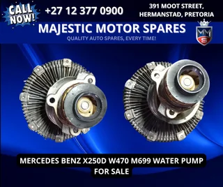 Mercedes Benz X250D W470 M699 Water Pump For Sale