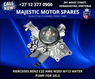 Mercedes Benz C32 AMG W203 M112 Water Pump for Sale