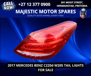 2017 Mercedes Benz C220d W205 Tail Lights for Sale