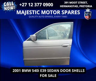 2001 BMW 540i E39 Sedan Door Shells for Sale