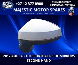 2017 Audi A3 TDI Sportback Side Mirrors (Second Hand) for Sale