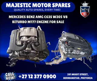 Mercedes Benz AMG C63S W205 V8 Biturbo M177 Engine (Second Hand) for Sale
