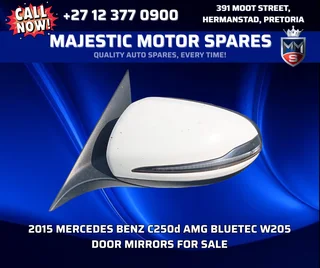 Mercedes Benz W205 C250d Door Mirrors For Sale – Second hand