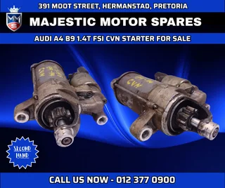 Audi A4 B9 1.4T FSI CVN Starter For Sale – Used