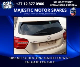 2013 Mercedes Benz A250 Sport W176 Tailgate For Sale