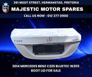 2014 Mercedes C220 Bluetec W205 Boot Lid for Sale – Used