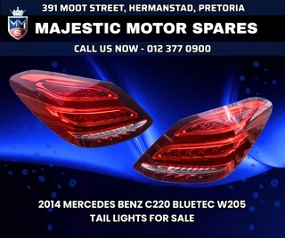 2014 Mercedes C220 Bluetec W205 Tail Lights for Sale – Used