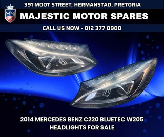 2014 Mercedes C220 W205 Bluetec Headlights – Used For Sale