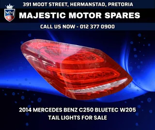 2014 Mercedes C250 Bluetec W205 Tail Lights For Sale - Used