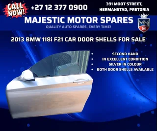 2013 BMW 118i F21 Door Shells – Used For Sale