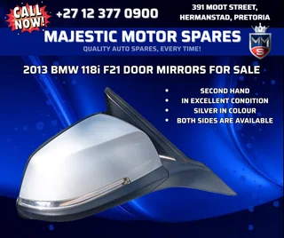 2013 BMW 118i F21 Door Mirrors – Used For Sale